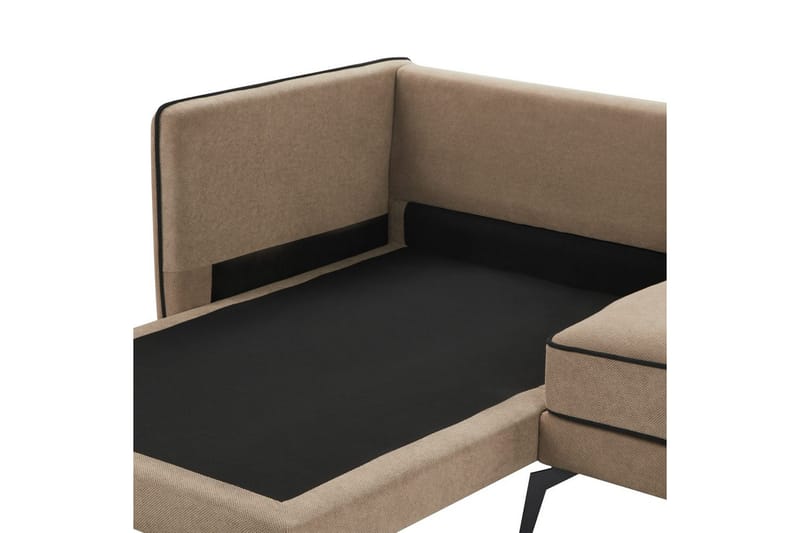 3-sitssoffa Altan Brun, Svart, Högervänd - Brun, Svart, Högervänd - Möbler - Soffa - Divansoffor & schäslongsoffa