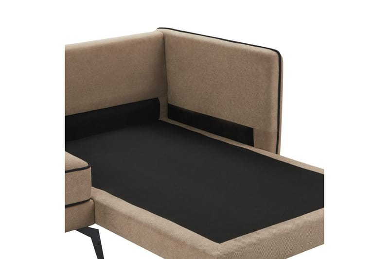3-sitssoffa Altan Brun, Svart, Vänstervänd - Beige - Möbler - Soffa - Divansoffor & schäslongsoffa