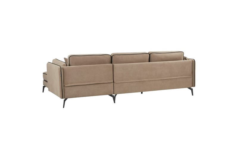 3-sitssoffa Altan Brun, Svart, Vänstervänd - Brun, Svart, Vänstervänd - Möbler - Soffa - Divansoffor & schäslongsoffa
