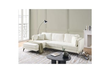 3-sitssoffa Altan Vit, Svart, Högervänd - Vit, Svart, Högervänd - Möbler - Soffa - Divansoffor & schäslongsoffa