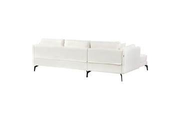 3-sitssoffa Altan Vit, Svart, Högervänd - Vit, Svart, Högervänd - Möbler - Soffa - Divansoffor & schäslongsoffa