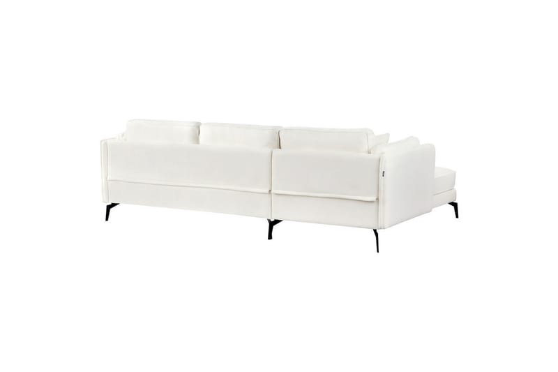 3-sitssoffa Altan Vit, Svart, Högervänd - Vit, Svart, Högervänd - Möbler - Soffa - Divansoffor & schäslongsoffa