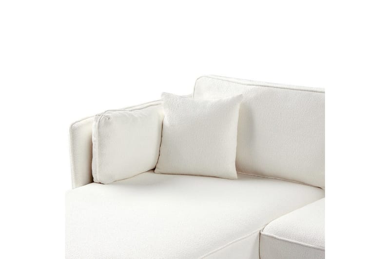 3-sitssoffa Altan Vit, Svart, Högervänd - Vit, Svart, Högervänd - Möbler - Soffa - Divansoffor & schäslongsoffa