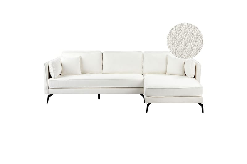 3-sitssoffa Altan Vit, Svart, Vänstervänd - Vit, Svart, Vänstervänd - Möbler - Soffa - Divansoffor & schäslongsoffa