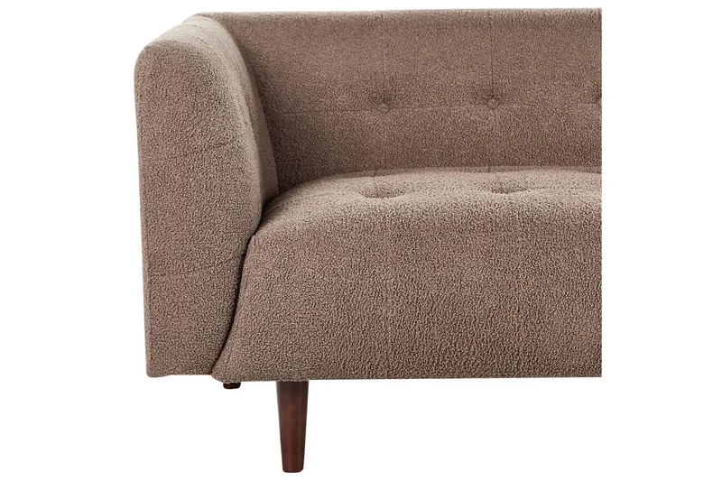 3-sitssoffa Byske Brunt, mörkt trä - Brunt, mörkt trä - Möbler - Soffa - 3 sits soffa