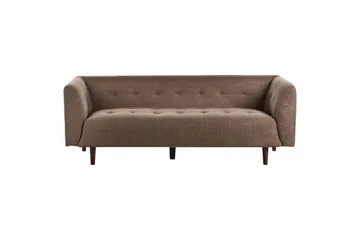 3-sitssoffa Byske Brunt, mörkt trä - Brunt, mörkt trä - Möbler - Soffa - 3 sits soffa
