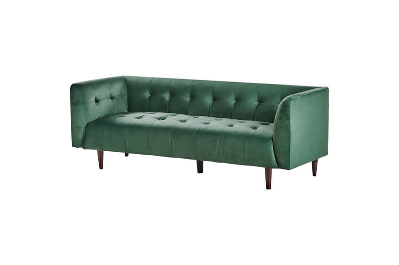 3-sitssoffa Byske Grönt, mörkt trä - Grönt, mörkt trä - Möbler - Soffa - 3 sits soffa