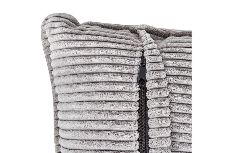 3-sitssoffa Dolva Grå, svart, Vänstervänd - Grå, svart, Vänstervänd - Möbler - Soffa - Divansoffor & schäslongsoffa