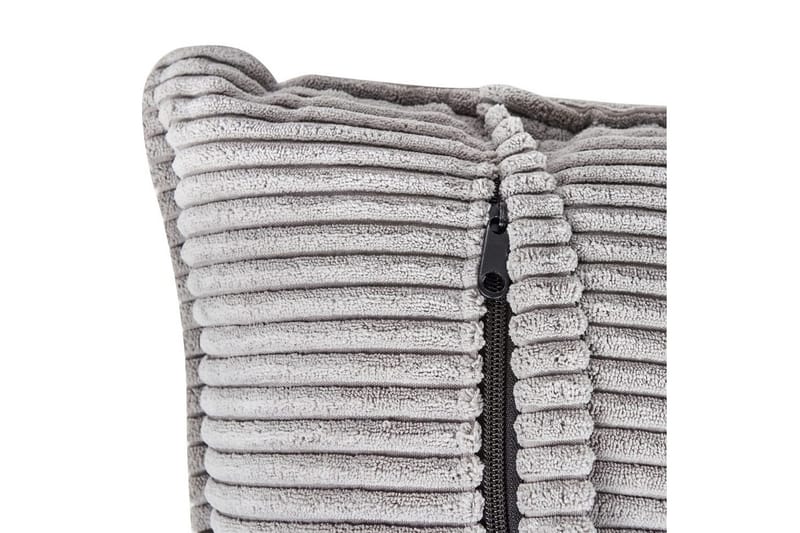 3-sitssoffa Dolva Grå, svart, Vänstervänd - Grå - Möbler - Soffa - Divansoffor & schäslongsoffa