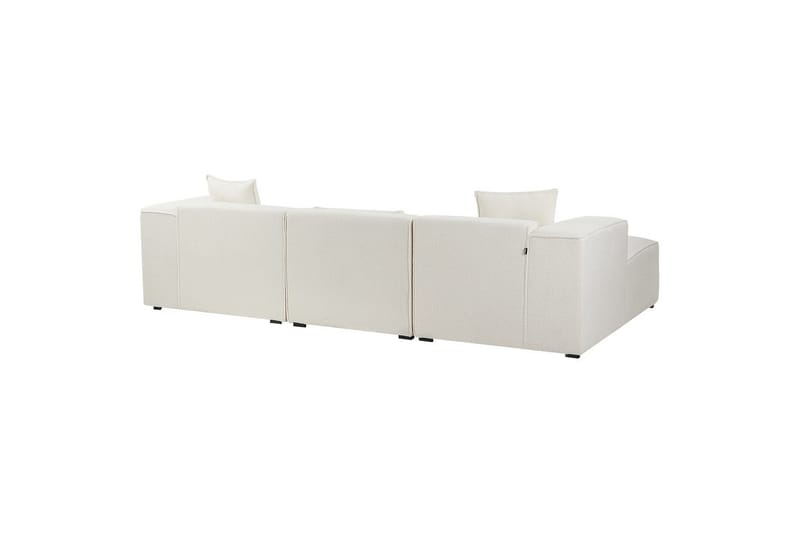 3-sitssoffa Dolva Vit, Svart, Vänstervänd - Vit, Svart, Vänstervänd - Möbler - Soffa - Divansoffor & schäslongsoffa