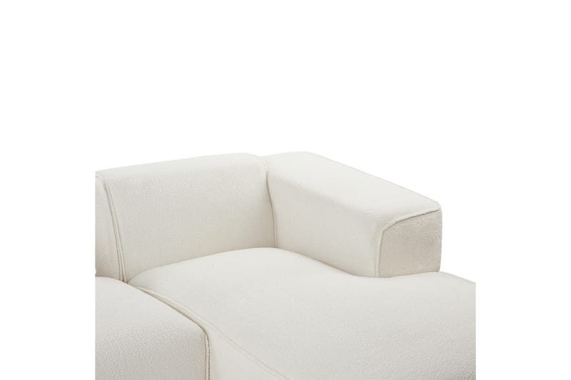 3-sitssoffa Dolva Vit, Svart, Vänstervänd - Vit, Svart, Vänstervänd - Möbler - Soffa - Divansoffor & schäslongsoffa