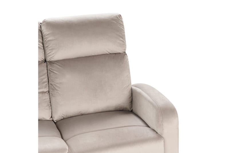 3-sitssoffa elektrisk Verdal Beige - Beige - Möbler - Soffa - Biosoffa & reclinersoffa