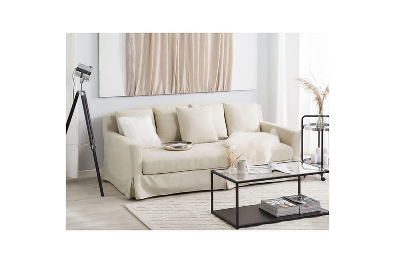 3-sitssoffa Gilja Beige - Beige - Möbler - Soffa - 3 sits soffa