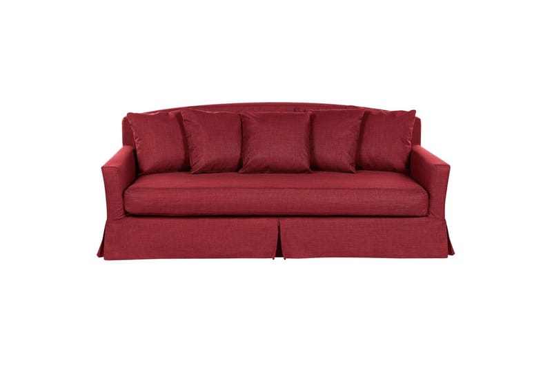 3-sitssoffa Gilja Röd - Röd - Möbler - Soffa - 3 sits soffa