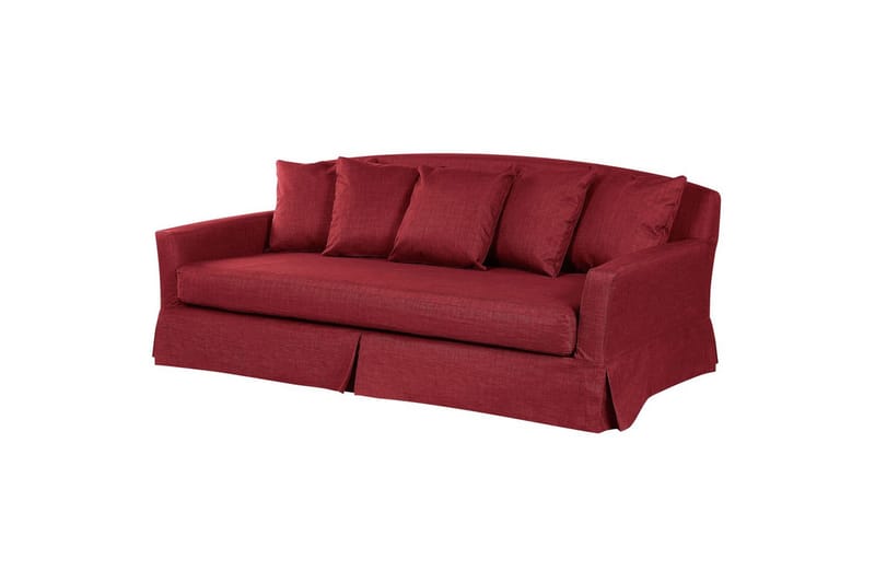 3-sitssoffa Gilja Röd - Röd - Möbler - Soffa - 3 sits soffa
