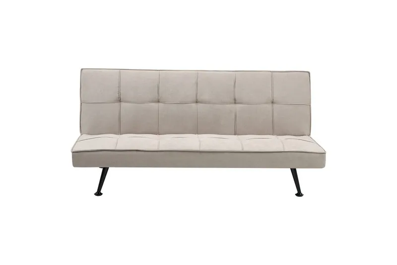 3-sitssoffa Hasle Beige, svart - Beige, svart - Möbler - Soffa - Bäddsoffa