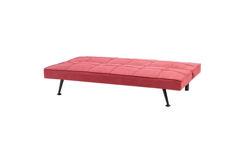 3-sitssoffa Hasle Röd, Svart - Röd, Svart - Möbler - Soffa - Bäddsoffa