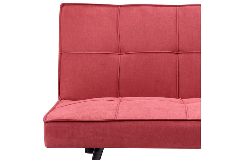 3-sitssoffa Hasle Röd, Svart - Röd, Svart - Möbler - Soffa - Bäddsoffa