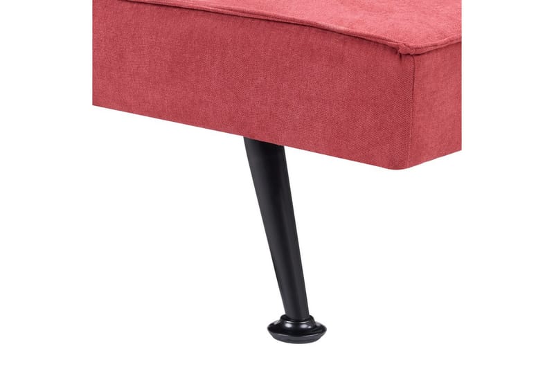 3-sitssoffa Hasle Röd, Svart - Röd, Svart - Möbler - Soffa - Bäddsoffa