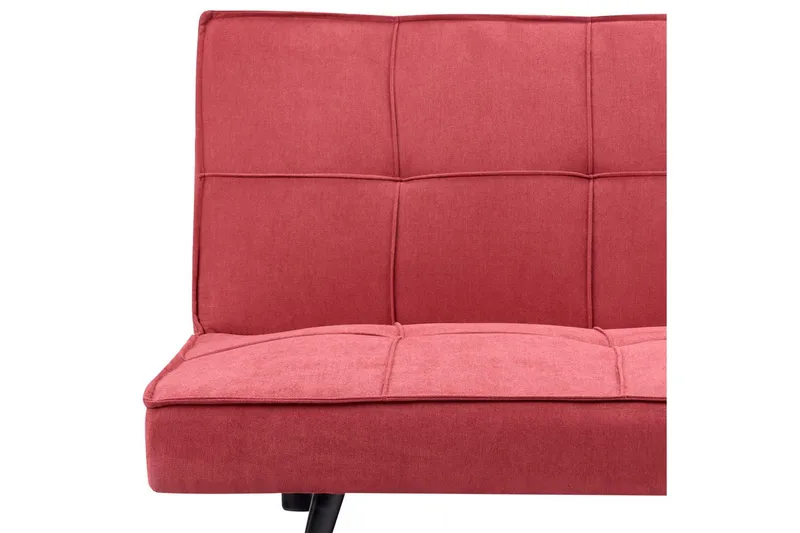 3-sitssoffa Hasle Röd, Svart - Rosa - Möbler - Soffa - Bäddsoffa