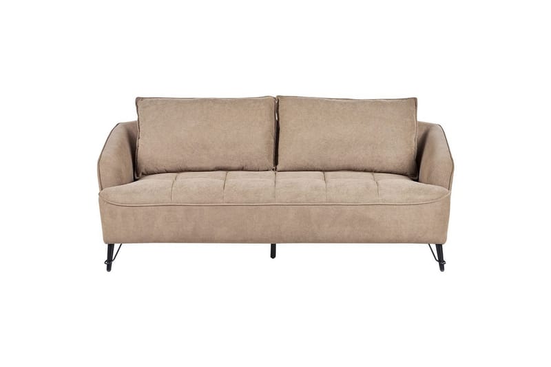 3-sitssoffa Hobro Brun, Svart, Brun, Svart