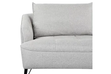 3-sitssoffa Hobro Grå, svart - Grå, svart - Möbler - Soffa - 3 sits soffa