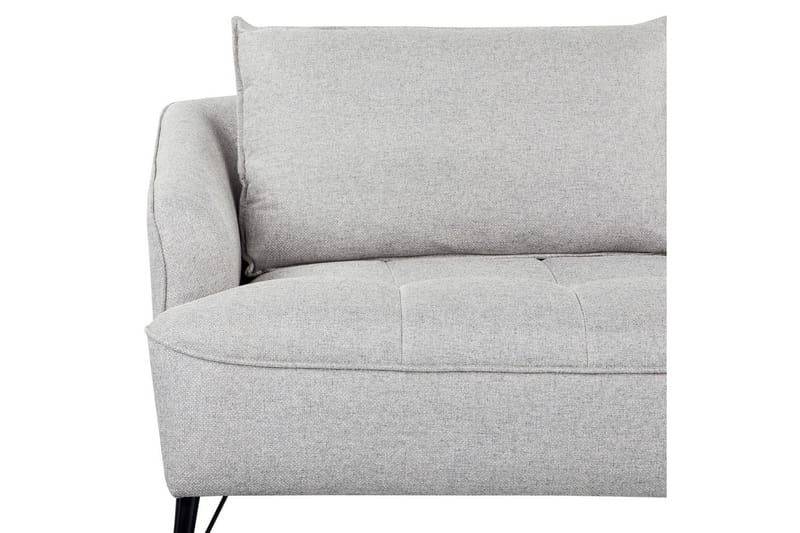 3-sitssoffa Hobro Grå, svart - Grå, svart - Möbler - Soffa - 3 sits soffa