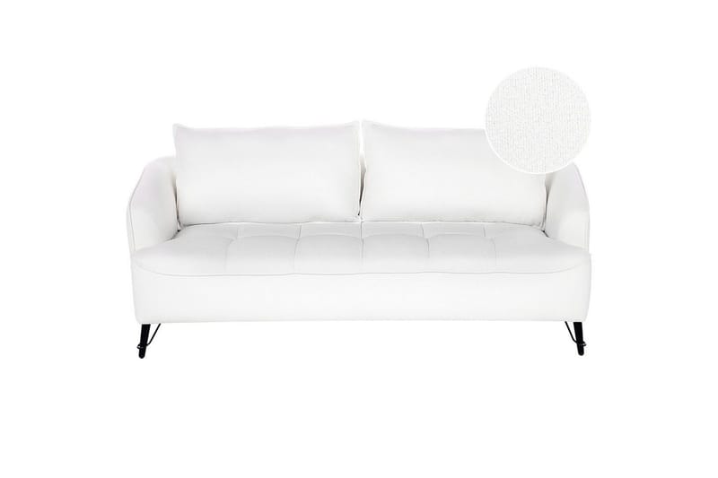 3-sitssoffa Hobro Vit, Svart, Vit, Svart