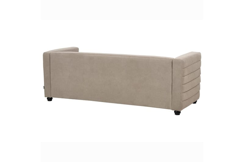 3-sitssoffa Hofn Beige, svart - Beige, svart - Möbler - Soffa - 3 sits soffa
