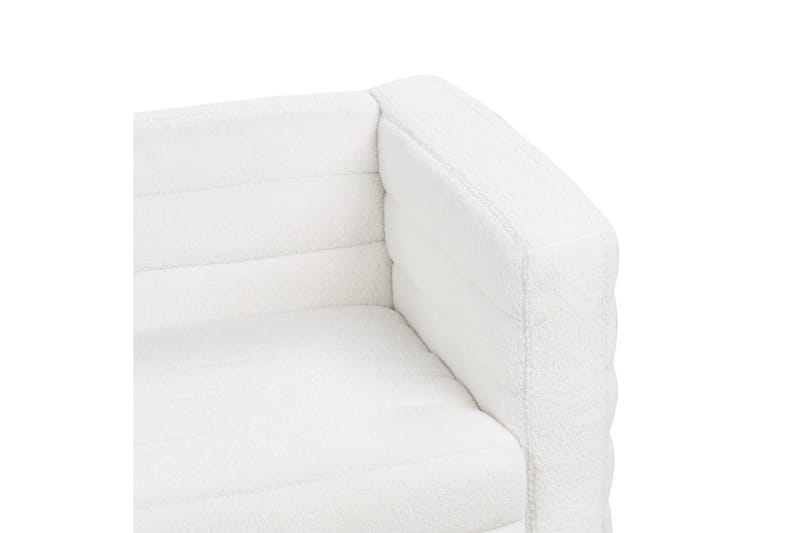 3-sitssoffa Hofn Vit, Svart - Vit, Svart - Möbler - Soffa - 3 sits soffa