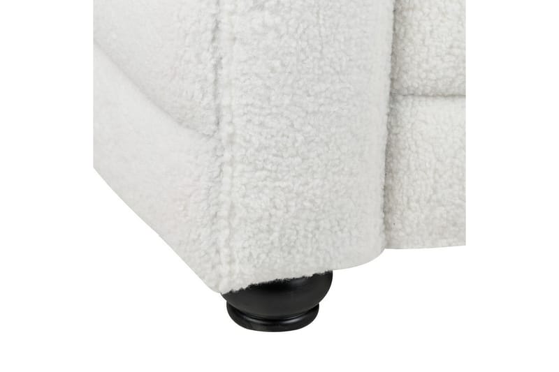3-sitssoffa Hofn Vit, Svart - Vit, Svart - Möbler - Soffa - 3 sits soffa