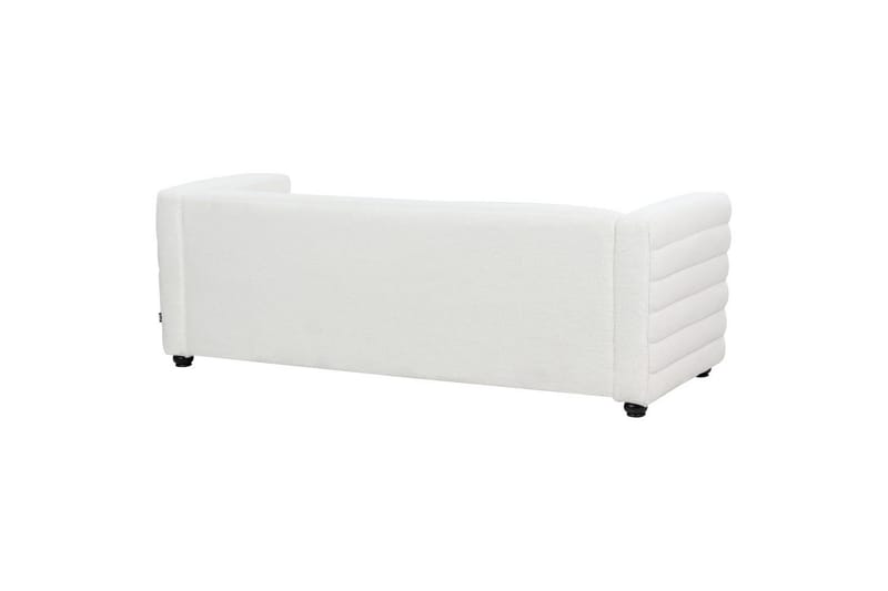 3-sitssoffa Hofn Vit, Svart - Vit, Svart - Möbler - Soffa - 3 sits soffa