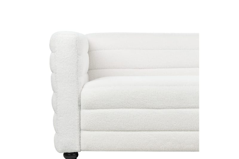 3-sitssoffa Hofn Vit, Svart - Vit - Möbler - Soffa - 3 sits soffa