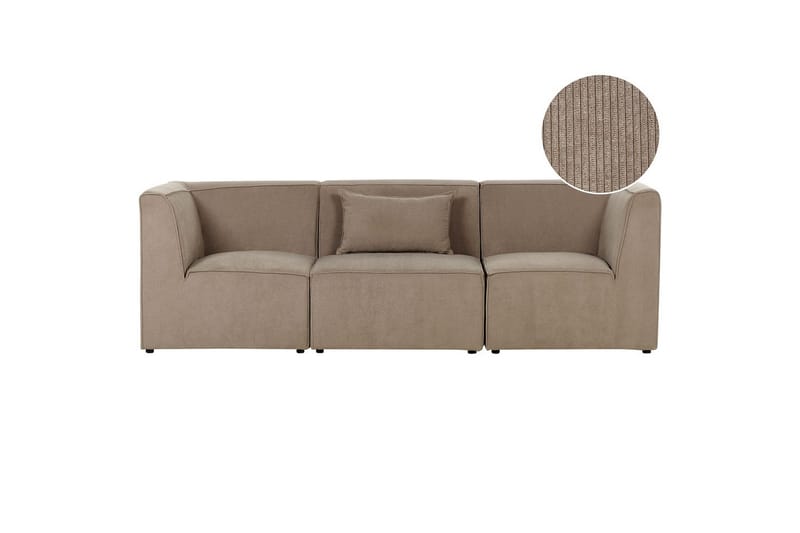 3-sitssoffa Lemvig Taupe - Taupe - Möbler - Soffa - 3 sits soffa