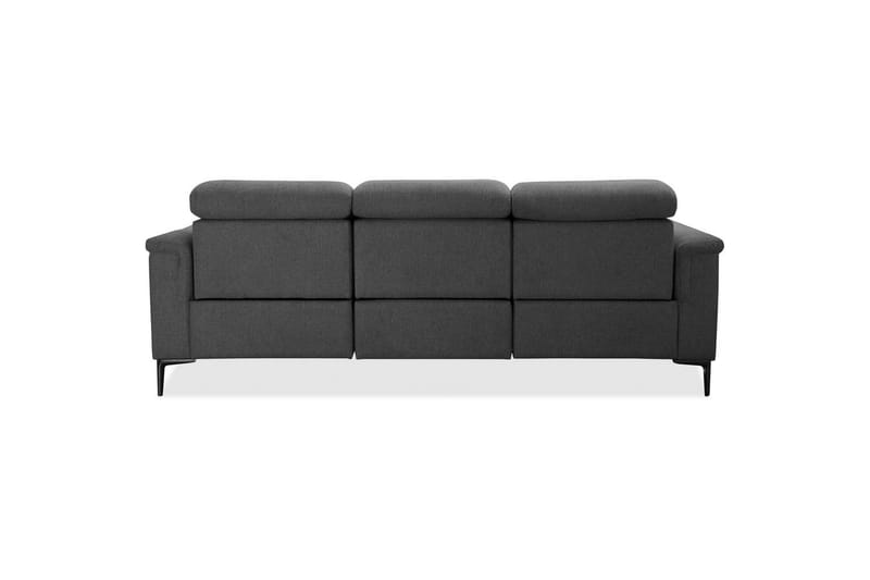 3-sitssoffa Lund Antracit, Belfast tyg, Elektrisk vilstol - Antracit, Belfast tyg, Elektrisk vilstol - Möbler - Soffa - Biosoffa & reclinersoffa