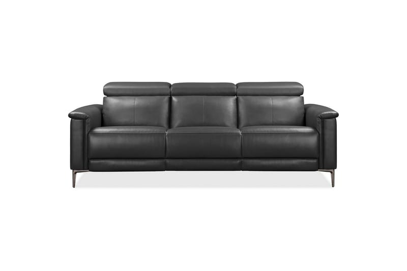 3-sitssoffa Lund Grå, PU, Elektrisk vilstol - Grå, PU, Elektrisk vilstol - Möbler - Soffa - 3 sits soffa