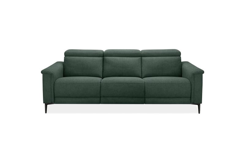 3-sitssoffa Lund Mörkgrön, Belfast tyg, Elektrisk vilstol - Mörkgrön, Belfast tyg, Elektrisk vilstol - Möbler - Soffa - 3 sits soffa