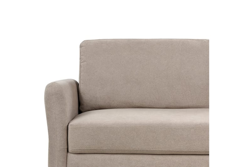 3-sitssoffa Mare Beige, mörkt trä - Beige, mörkt trä - Möbler - Soffa - Bäddsoffa