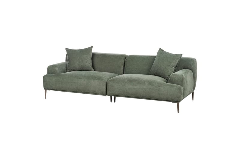 3-sitssoffa Matila Grön, brun - Grön, brun - Möbler - Soffa - 3 sits soffa