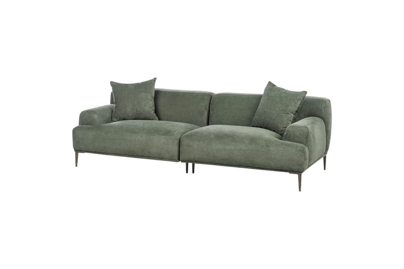3-sitssoffa Matila Grön, brun - Grön, brun - Möbler - Soffa - 3 sits soffa