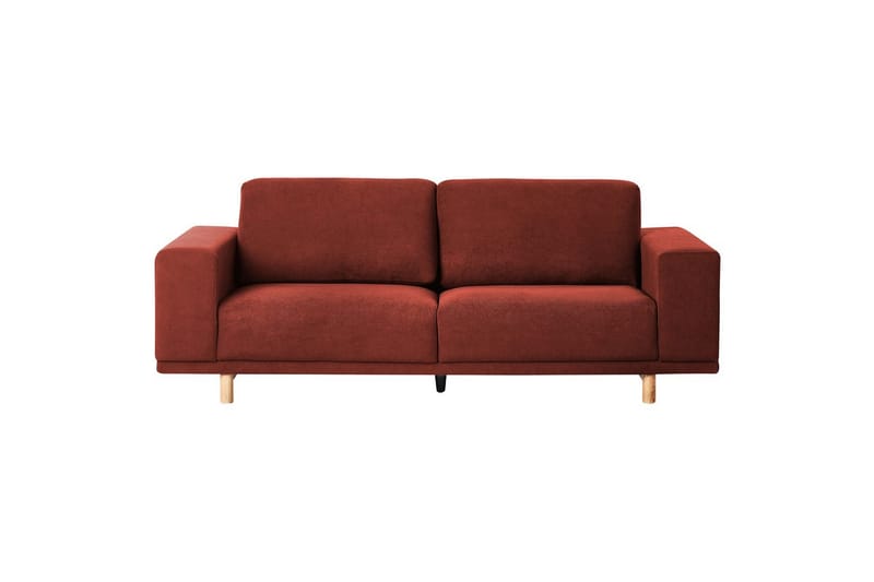 3-sitssoffa Nivala Röd - Röd - Möbler - Soffa - 3 sits soffa