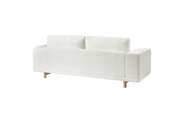 3-sitssoffa Nivala Vit - Vit - Möbler - Soffa - 3 sits soffa