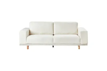 3-sitssoffa Nivala Vit - Vit - Möbler - Soffa - 3 sits soffa