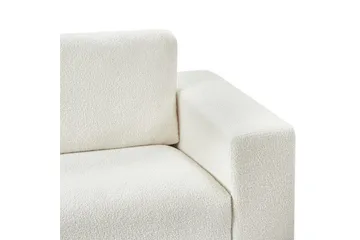 3-sitssoffa Nivala Vit - Vit - Möbler - Soffa - 3 sits soffa