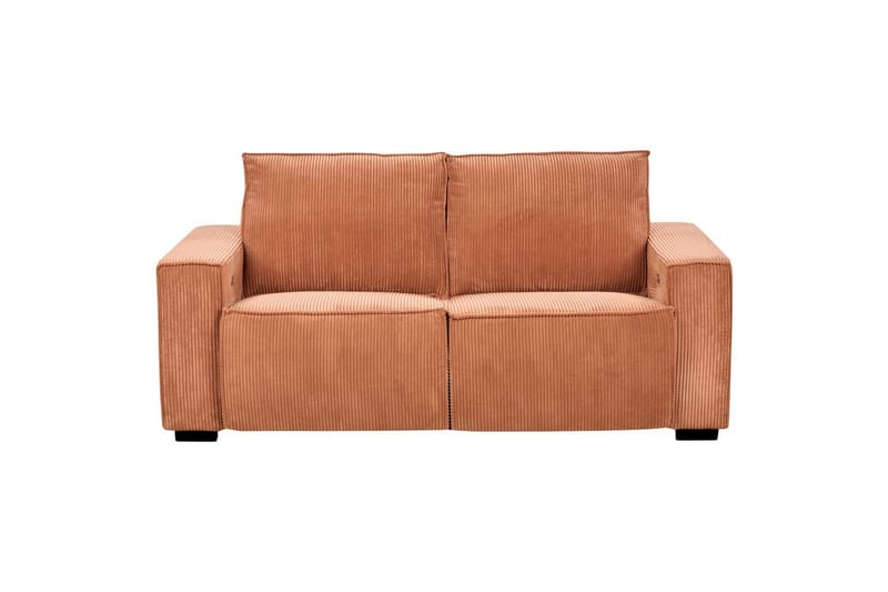 3-sitssoffa Nukari Orange, Svart - Orange - Möbler - Soffa - 3 sits soffa