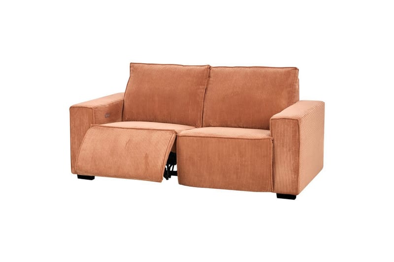 3-sitssoffa Nukari Orange, Svart - Orange - Möbler - Soffa - 3 sits soffa
