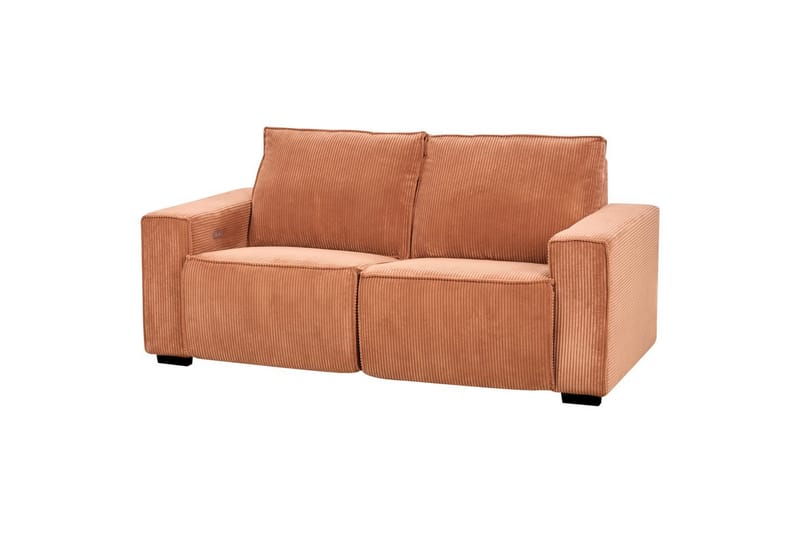 3-sitssoffa Nukari Orange, Svart - Orange - Möbler - Soffa - 3 sits soffa