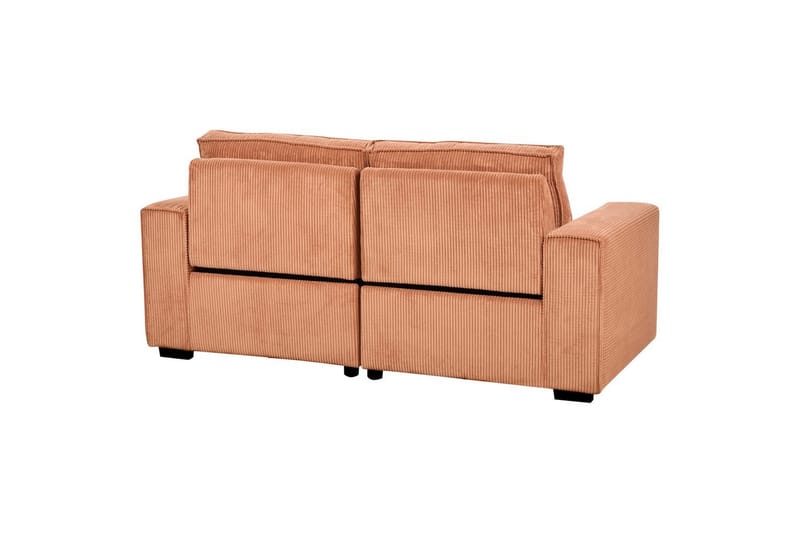 3-sitssoffa Nukari Orange, Svart - Orange - Möbler - Soffa - 3 sits soffa