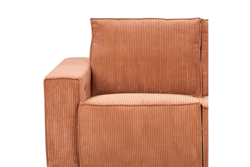 3-sitssoffa Nukari Orange, Svart - Orange - Möbler - Soffa - 3 sits soffa