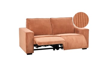 3-sitssoffa Nukari Orange, Svart - Orange - Möbler - Soffa - 3 sits soffa